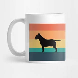 Vintage Sunset Bull Terrier Dog Owner Gift Mug